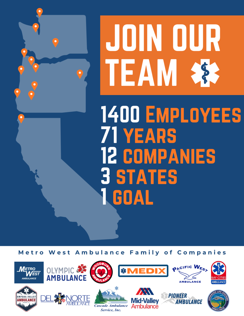 Metro West Ambulance Family of Companies Flyer